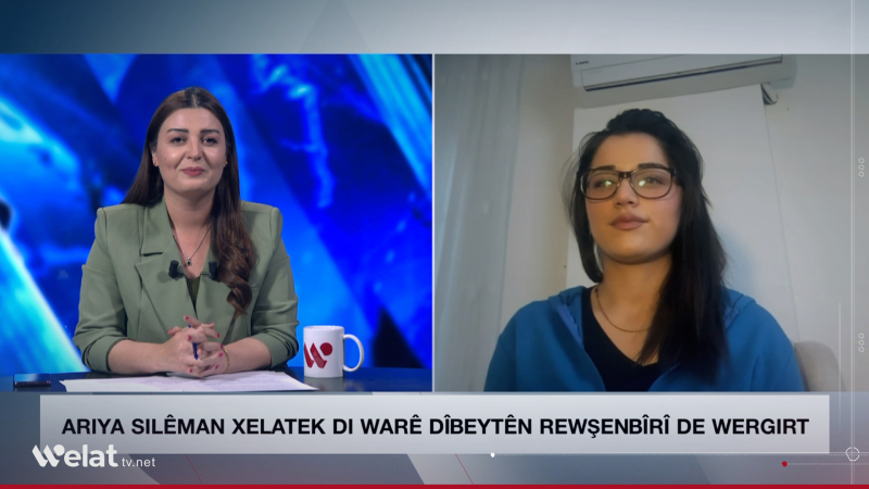 Xwendekareke ji Qamişlo xelatek di warê dîbeytên rewşenbîrî de wergirt
