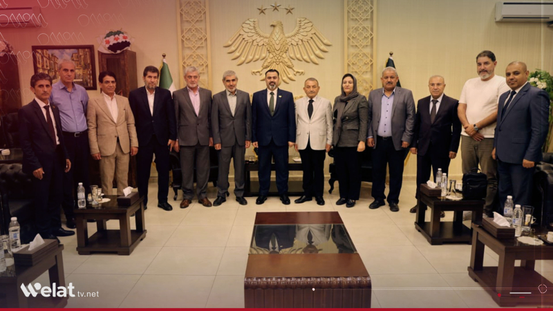 Endamên Kurd ên Encûmena Gel a Sûriyê li gel Wezîrê Perwerdeyê civiyan