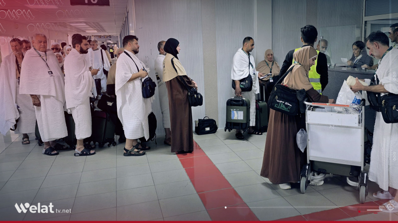 نقل حجاج سوريا براً عبر معبر نصيب بعد توقف الرحلات الجوية