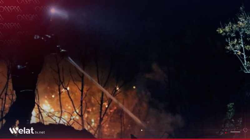 Agricultural Fires Erupt in Damascus Countryside Following Falling Missile Debris