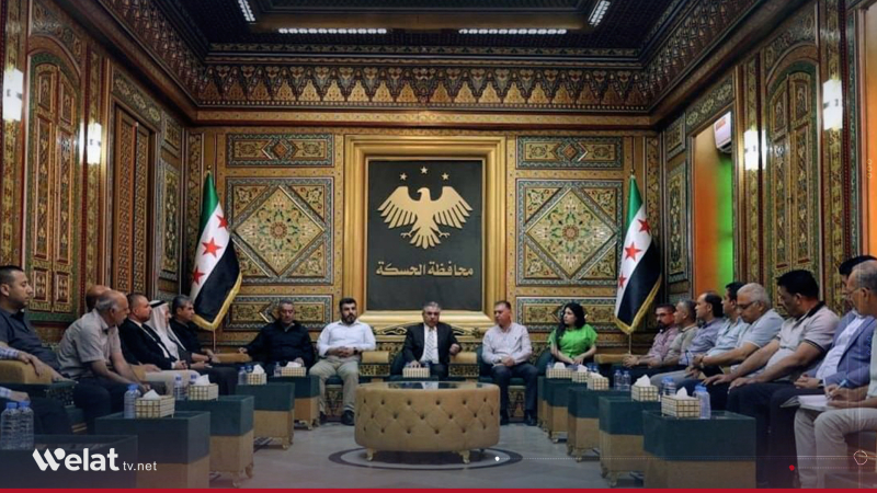 محافظ الحسكة يبحث مع الجهات المعنية آليات تسويق محصول القمح للموسم الحالي
