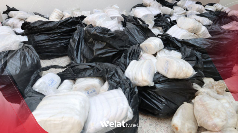 800 kîlo Heşîş û 200 hezar hebên Kaptagonê li Helebê hatin destserkirin