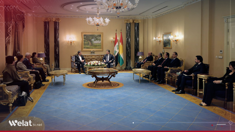 Nêçîrvan Barzanî li gel fermandarê HSD û serokê ENKS civiya