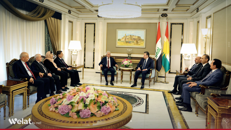 ENKS heyetini kabul eden Neçirvan Barzani’den ‘Kürt birliği’ vurgusu