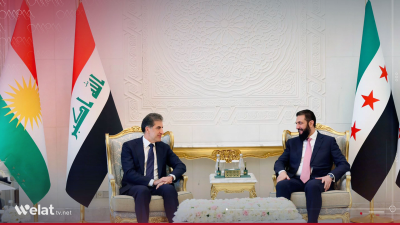 Nêçîrvan Barzanî û Ehmed Şeri´ tekezî li ser parastina mafên pêkhateyan li Sûriyê kir