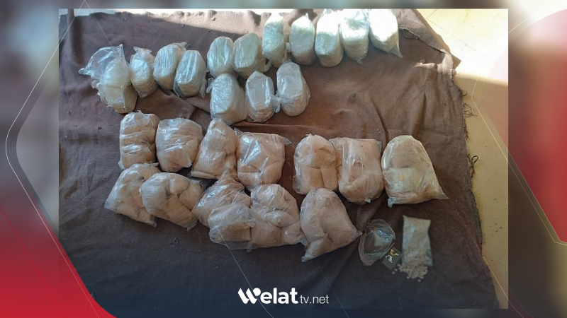 120 hezar hebên kaptagonê li gundewarê Şamê hatin desteserkirin