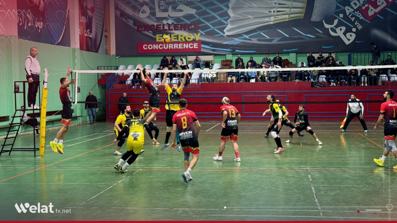 Tîma Amûdê nêzîkî lîgaya nayab a Volîbolê li Sûriyê dibe