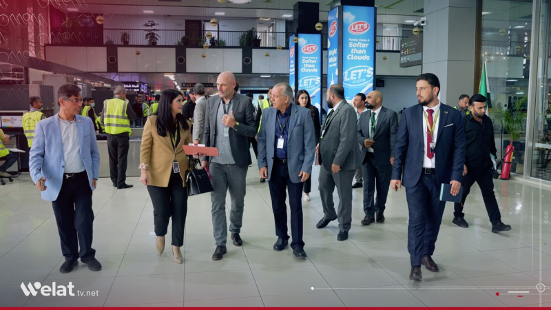 Şandeke Elmanî amadebûna balafirxaneya Şamê ji bo ektîvkirina geştan dinirxîne