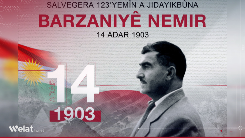 123 sal di ser jidayikbûna Barzaniyê Nemir re derbas dibin