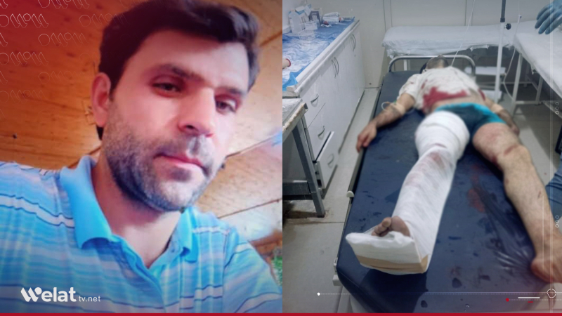 Erebekî hawirde welatiyekî Efrînê bi 7 guleyan birîndar kir