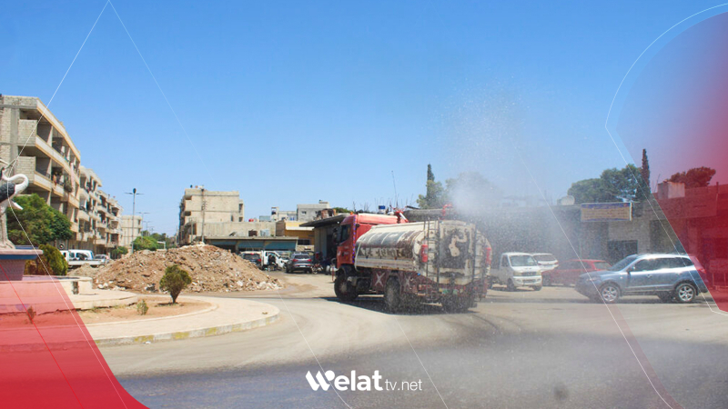 Gelek taxên Kobaniyê bê av mane