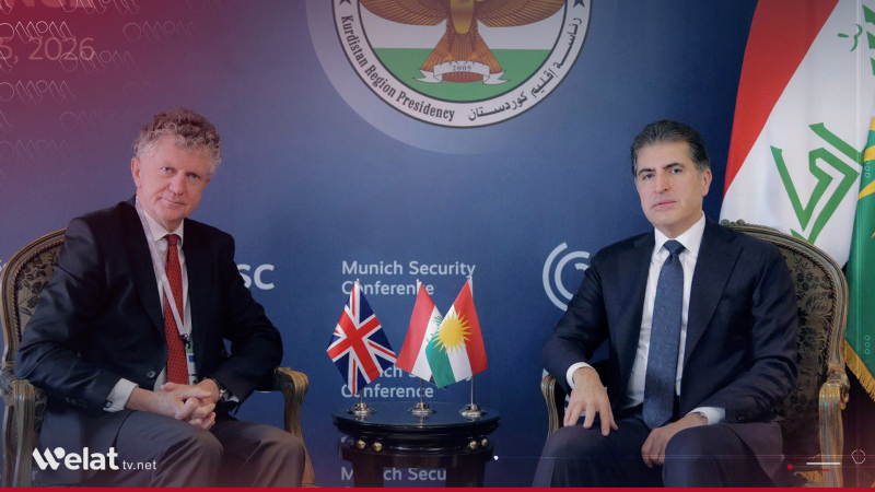 Munchen.. Nêçîrvan Barzanî li gel Jonathan Powell û Newaf Selam civiya