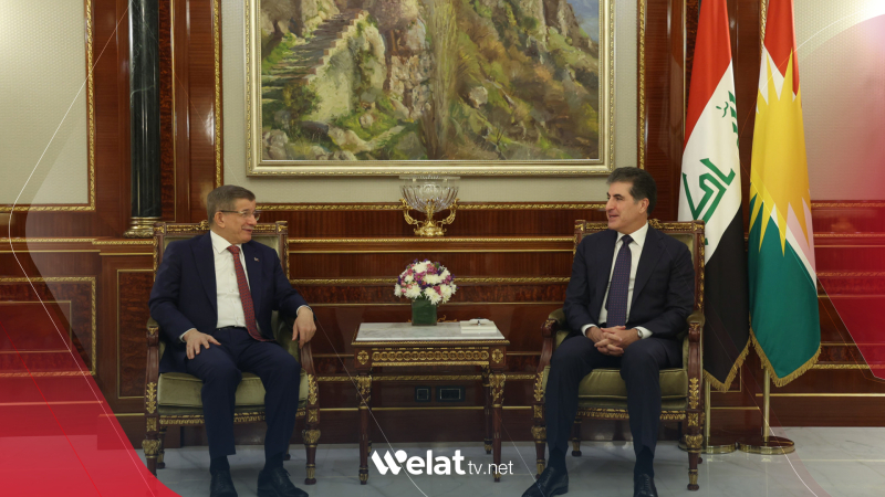 Nêçîrvan Barzanî û Ehmed Dawûd Oxlo pêvajoya aştiyê bi gaveke dîrokî bi nav kir 
