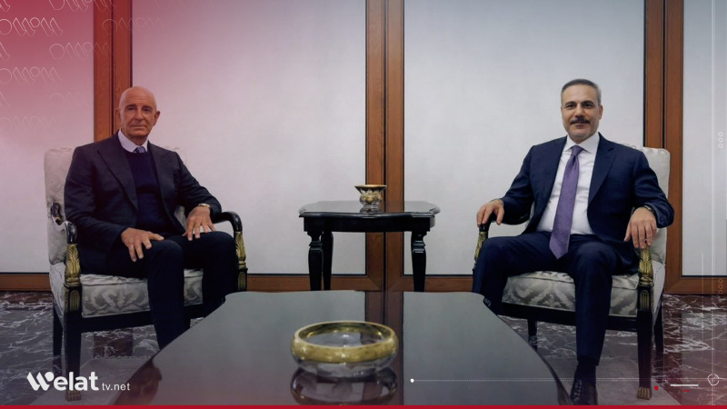 تۆم باراک و هاکان فیدان لە تورکیا کۆ بوونەوە