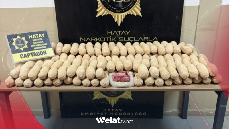 Ji Efrînê hatibûn derbaskirin.. Turkiyê dest danîn ser 380 hezar hebên kaptagonê