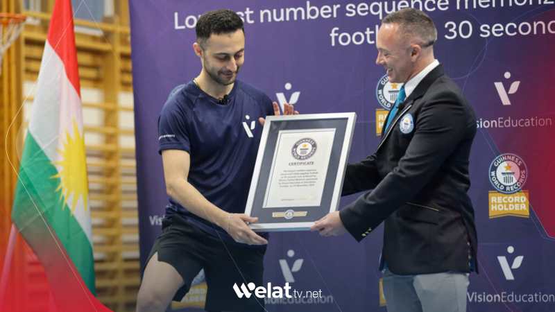 Kürt sporcu Guinness Rekorlar Kitabı'na girdi